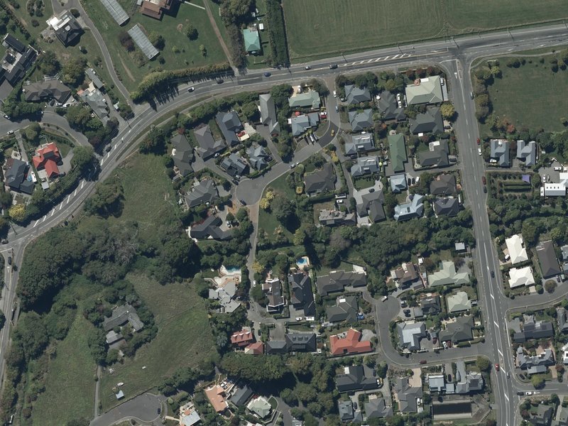 aerial view of Brookford Reserve and the ground around it