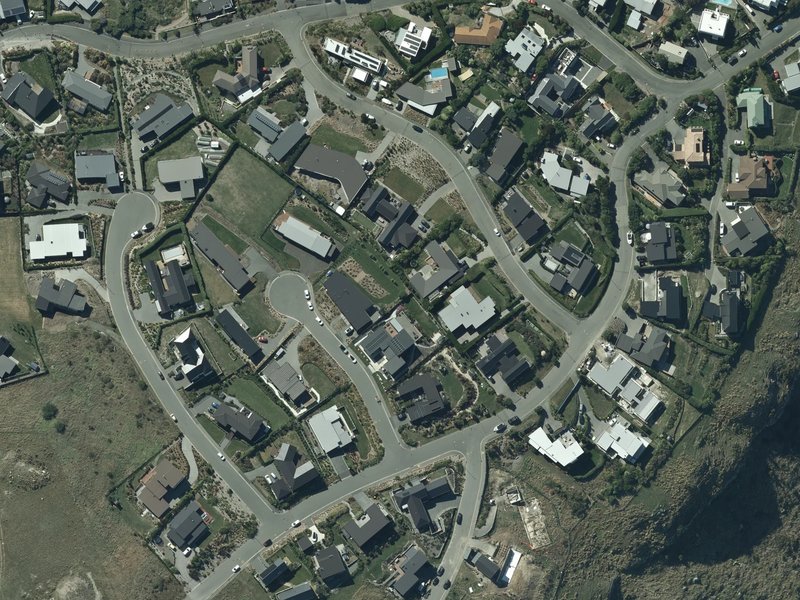 aerial view of Greenwood Park and the ground around it