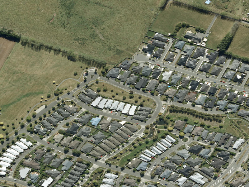 aerial view of Ferdinand Terrace Reserve and the ground around it