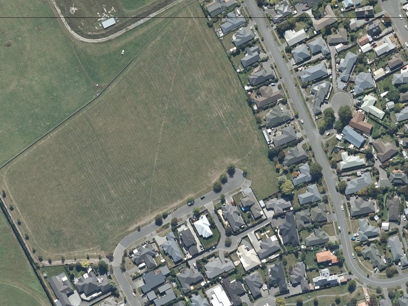 aerial view of Globe Bay Reserve and the ground around it