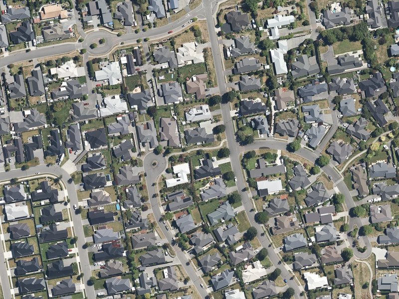 aerial view of Holly Drive Accessway and the ground around it