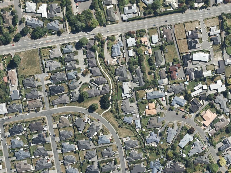 aerial view of Oxford Gardens Esplanade and the ground around it