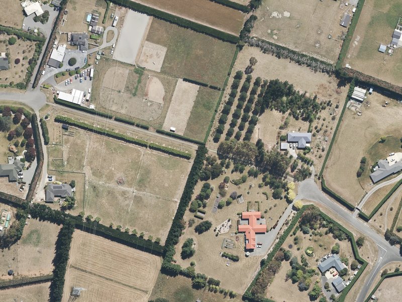 aerial view of Stone Eyre Place Accessway and the ground around it