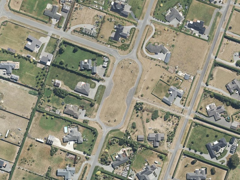 aerial view of Mandeville Park Drive Reserve and the ground around it