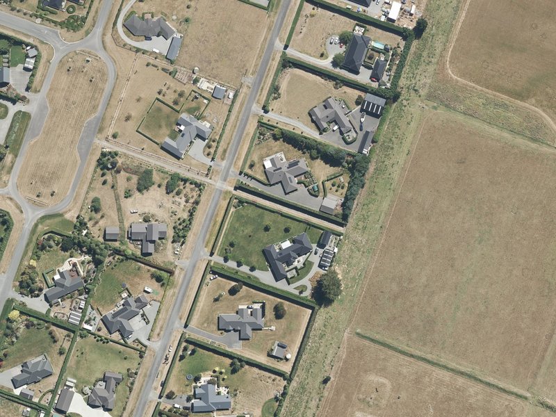 aerial view of Leyland Crescent Access No 2 and the ground around it