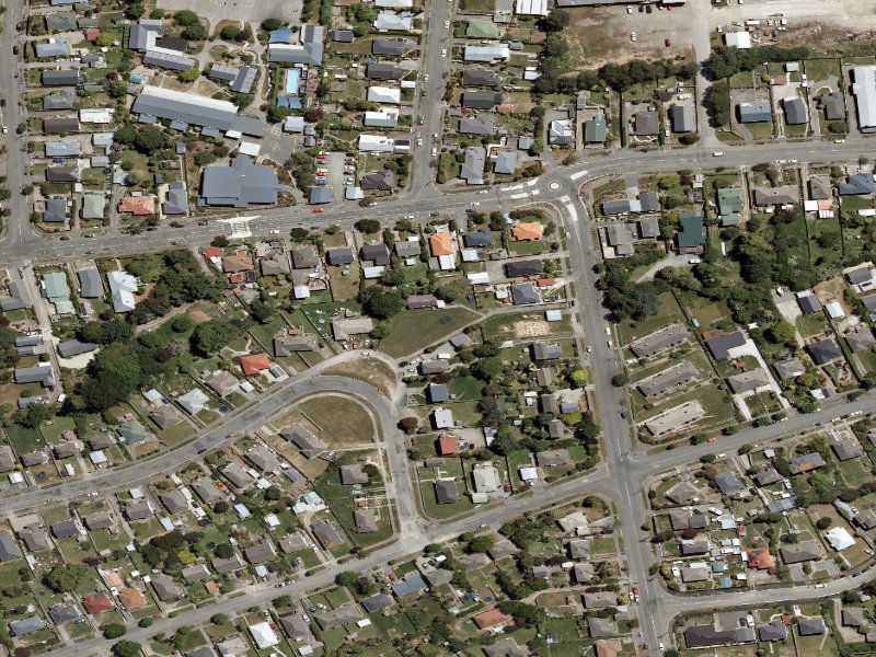 aerial view of Rowallan Scout Den and the ground around it
