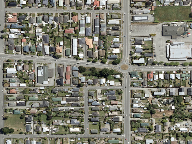 aerial view of Church / Wilson Street Playground and the ground around it