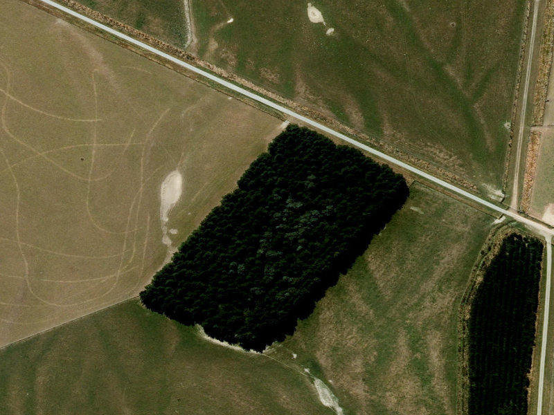 aerial view of Scotsburn Crownland? and the ground around it