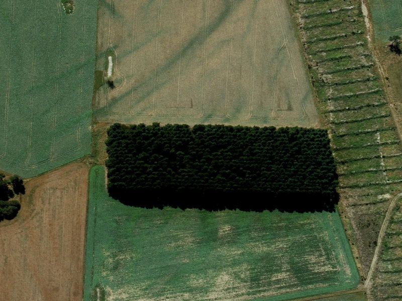 aerial view of Stowells / Uprichard No 1 and the ground around it
