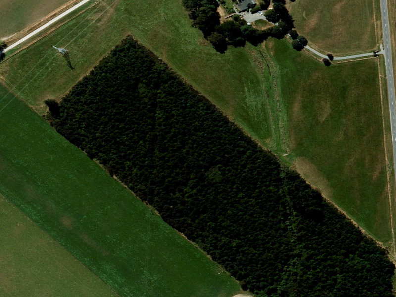 aerial view of Upritchards No 2 and the ground around it