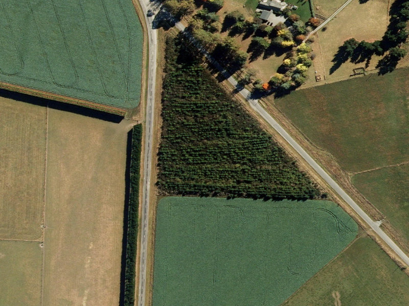 aerial view of Reserve 1483 and the ground around it