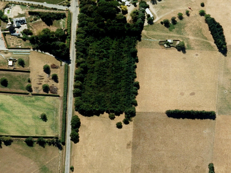 aerial view of Reid No 1 and the ground around it
