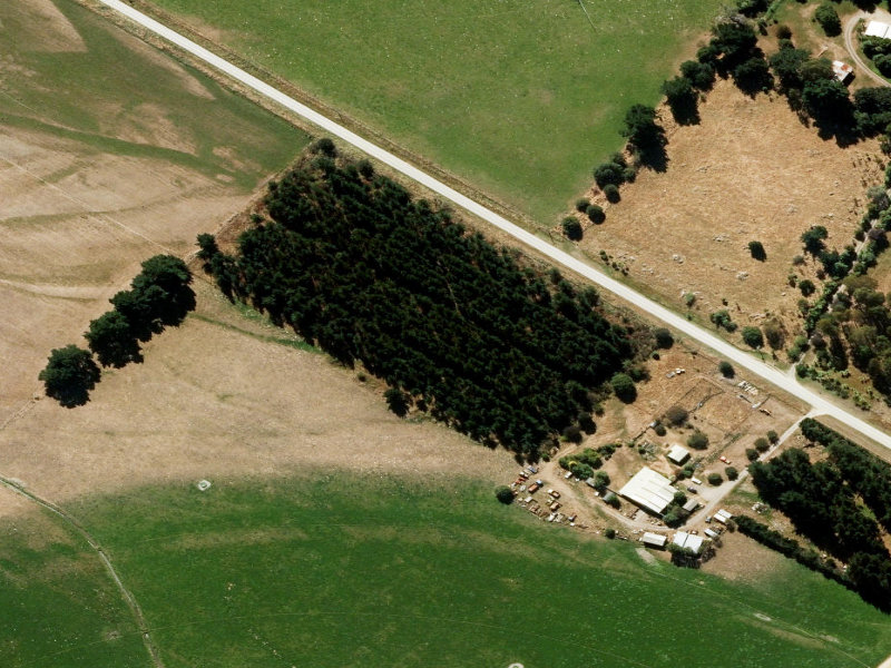 aerial view of Thomas Plantation Reserve 2155 and the ground around it