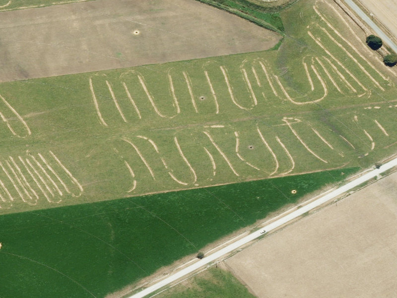 aerial view of Reserve 2159 and the ground around it