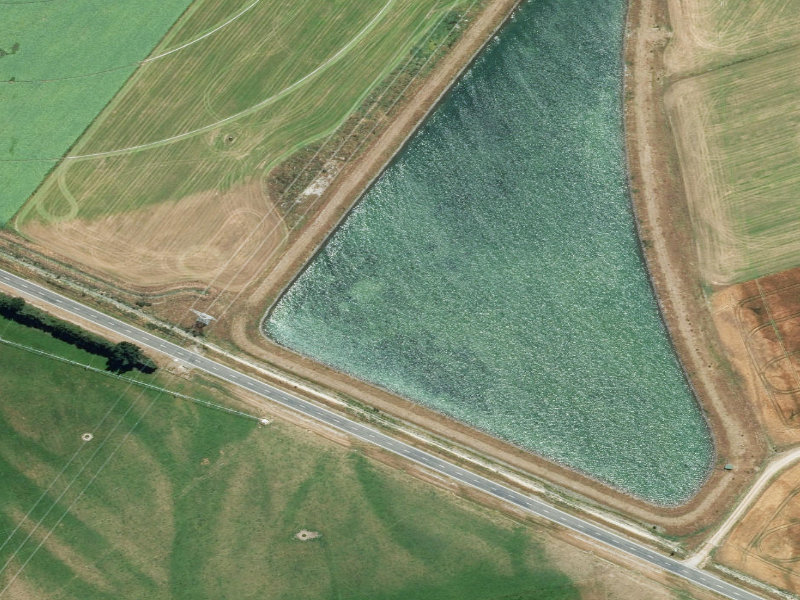 aerial view of Reserve 2161 and the ground around it