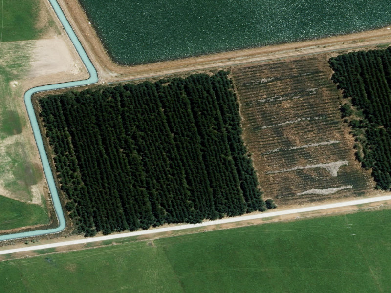 aerial view of Seawards No 1 and the ground around it