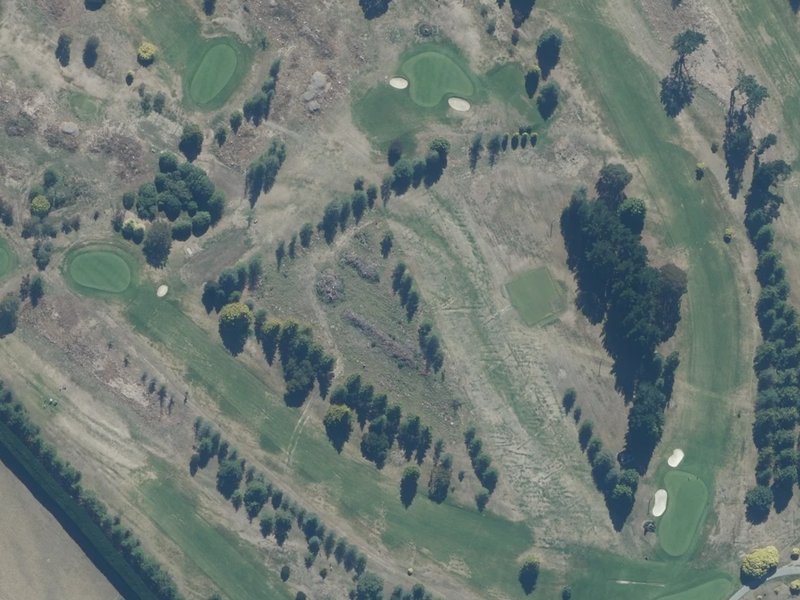aerial view of Ellesmere Recreation Reserve and the ground around it