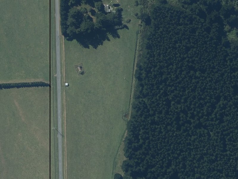 aerial view of Snowdon Reserve and the ground around it
