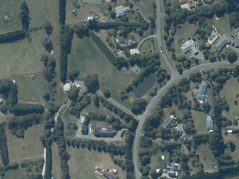 aerial view of Edendale Reserve and the ground around it