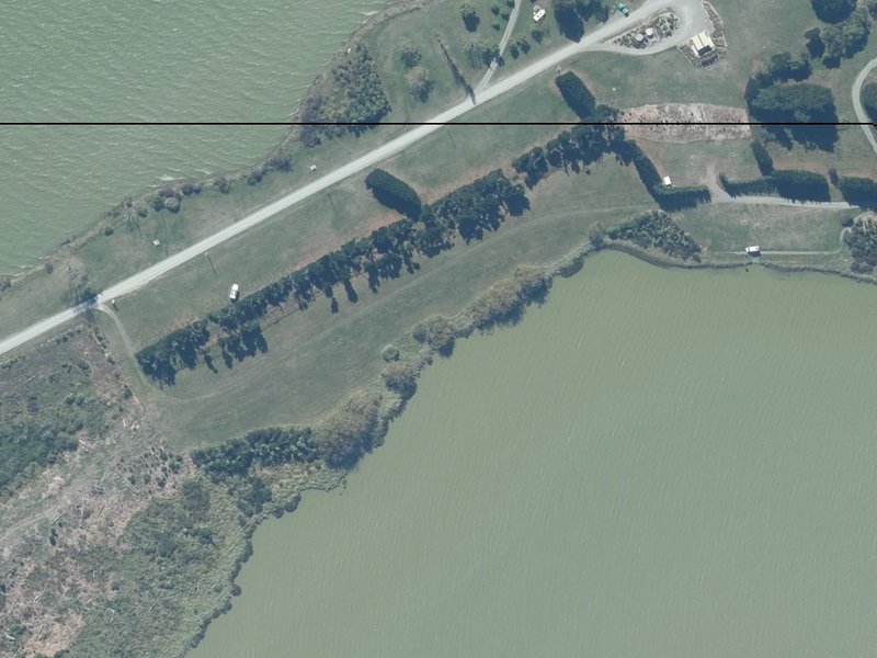 aerial view of Lakeside Domain and the ground around it
