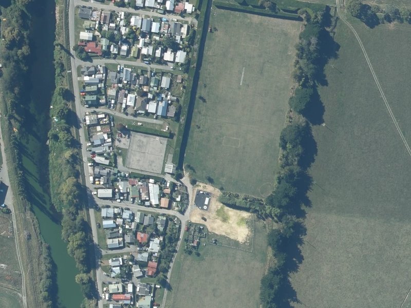 aerial view of Springston South Domain and the ground around it
