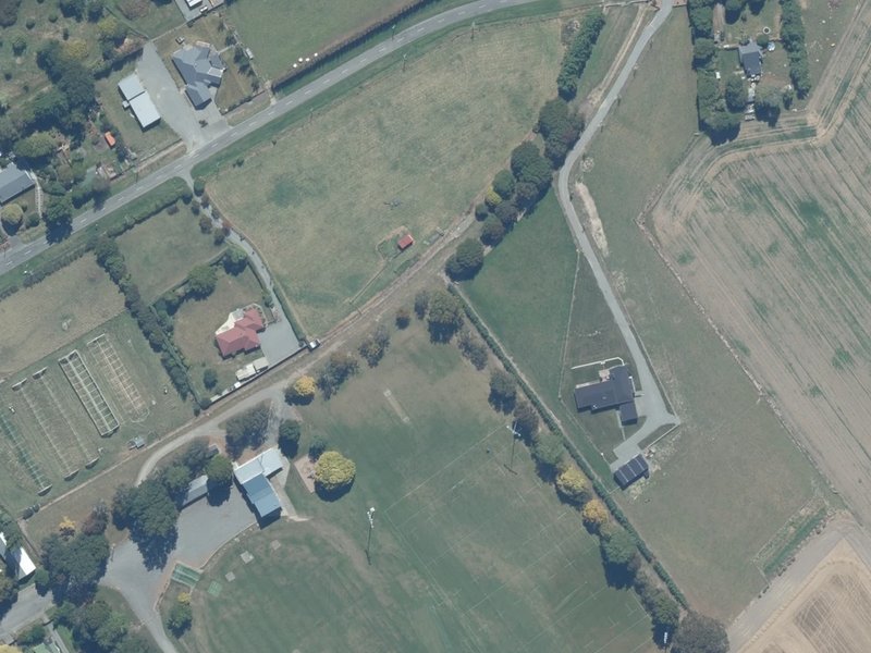 aerial view of Southbridge Park and the ground around it