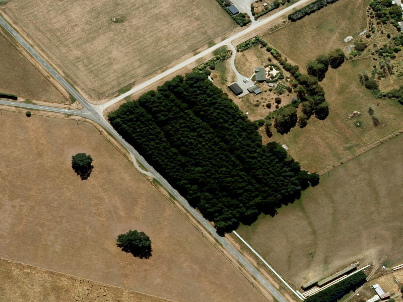 aerial view of Gumbrell and the ground around it