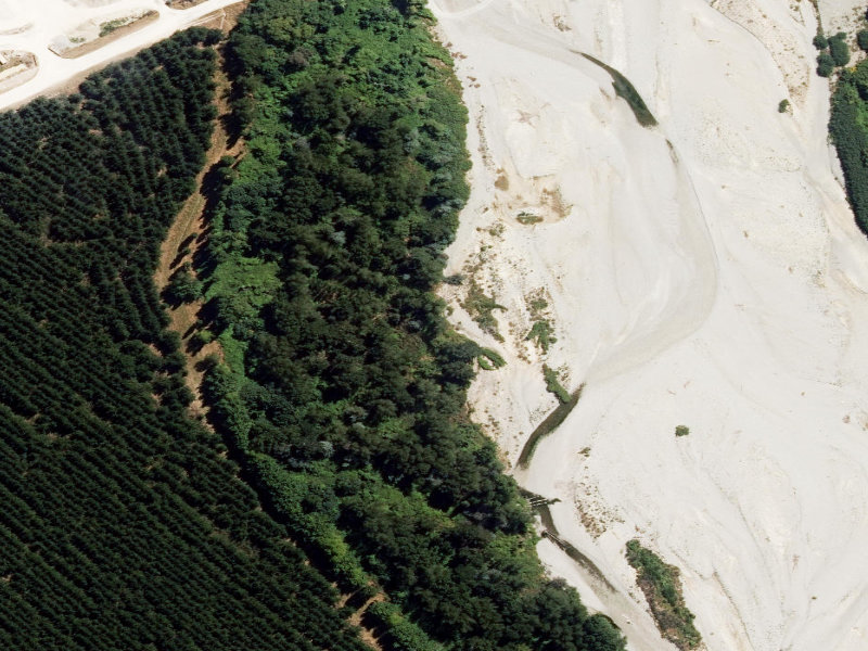 aerial view of Borrells and the ground around it