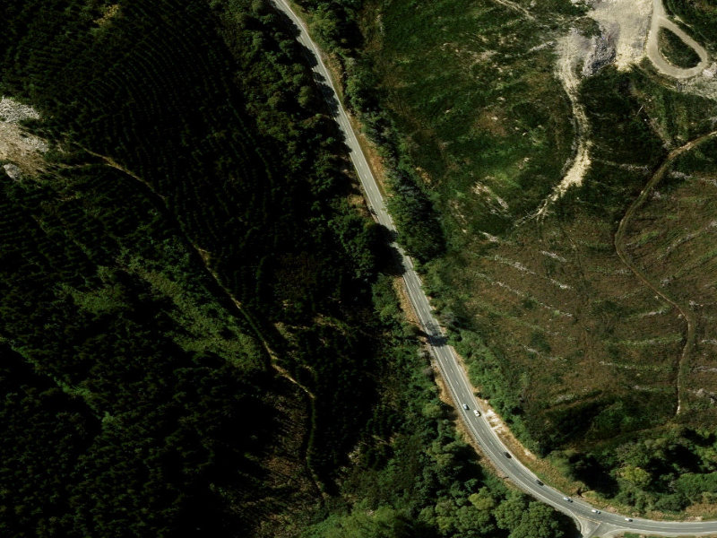 aerial view of Plantation Reserve and the ground around it