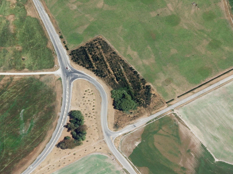 aerial view of Plantation Reserve 2141 and the ground around it