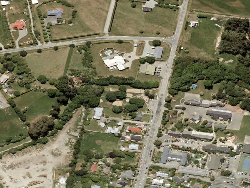 aerial view of Halstead Road Playground and the ground around it