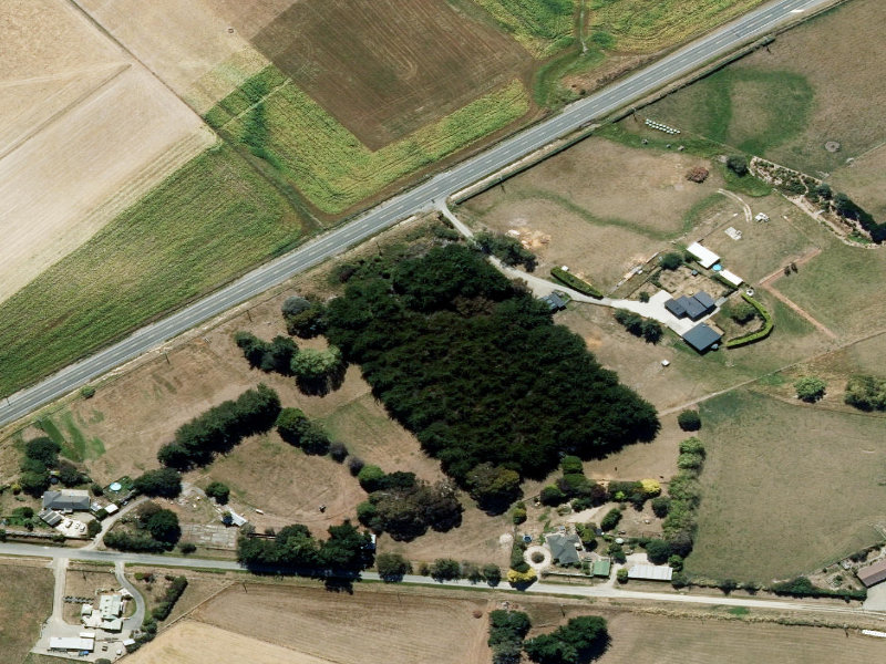 aerial view of Lows and the ground around it