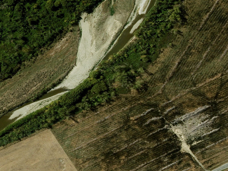 aerial view of Sutherlands and the ground around it