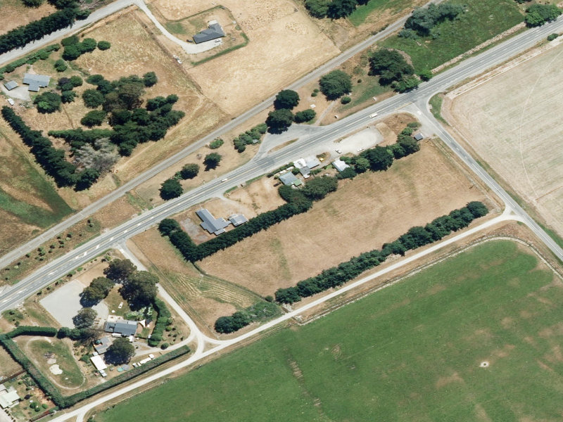 aerial view of Rangitata Recreation Reserve and the ground around it