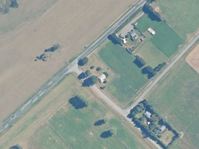 aerial view of Flintoft Reserve and the ground around it