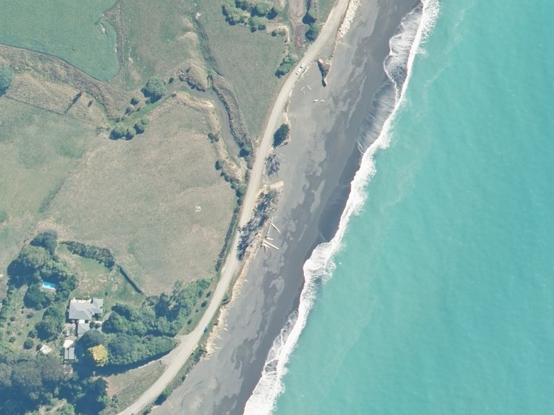 aerial view of Conway Flat Road Esplanade Reserve and the ground around it