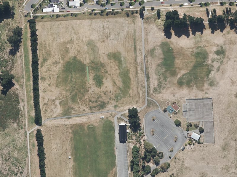 aerial view of Gladstone Park and the ground around it