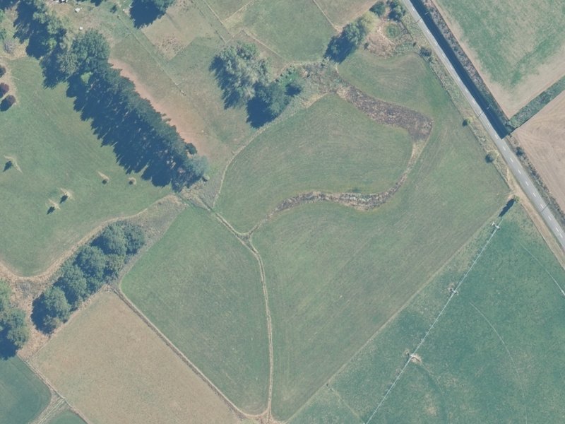 aerial view of Domett Reserve and the ground around it