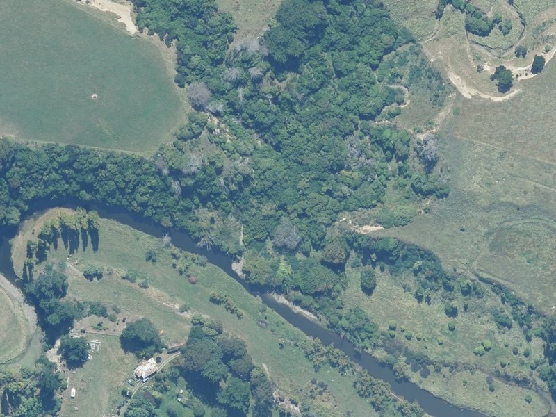 aerial view of Jed River Reserve and the ground around it