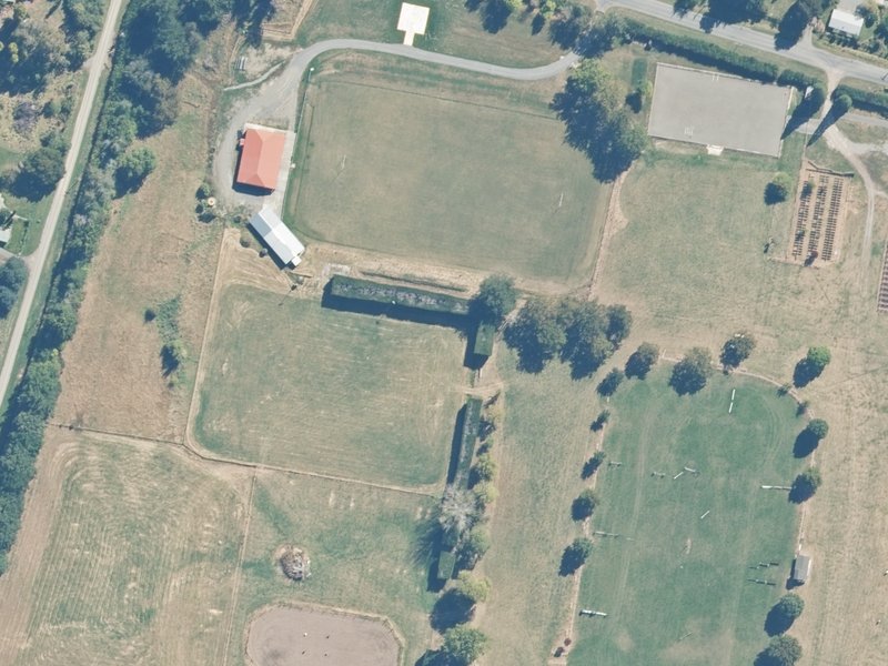 aerial view of Miller Street Reserve and the ground around it