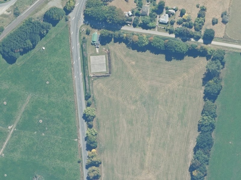 aerial view of Spotswood Reserve and the ground around it
