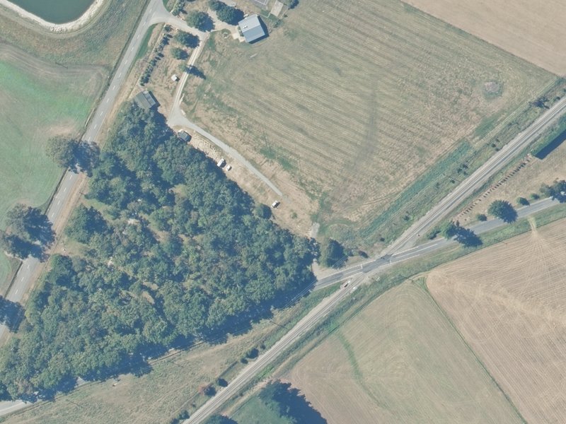 aerial view of Glenmark Reserve and the ground around it