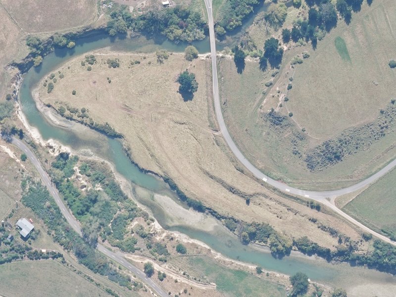 aerial view of Happy Valley River Reserve and the ground around it
