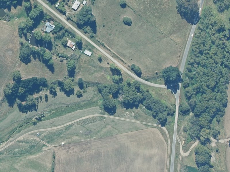 aerial view of Lambies Road Esplanade Reserve and the ground around it