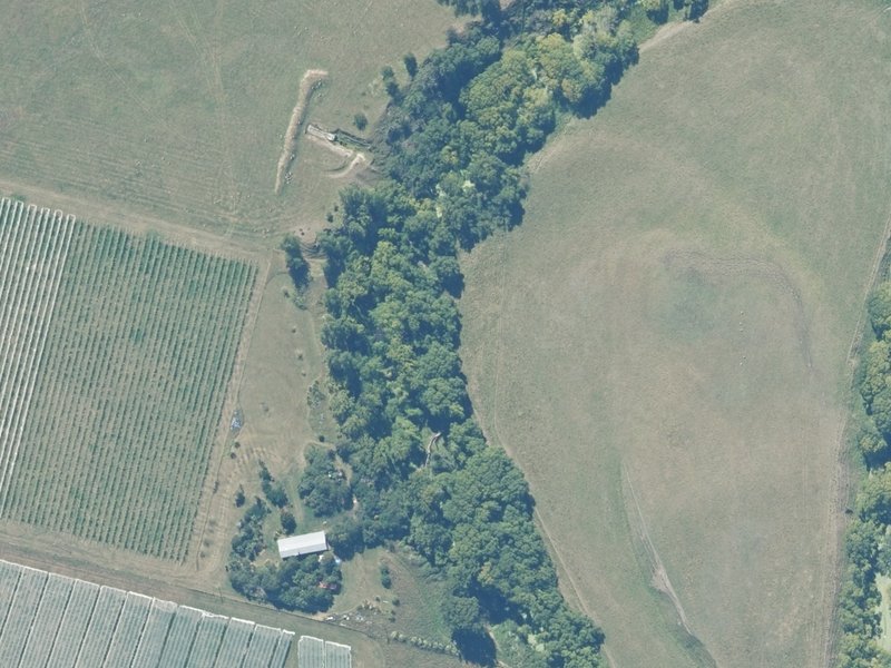 aerial view of Mccaskey Esplanade Reserve and the ground around it