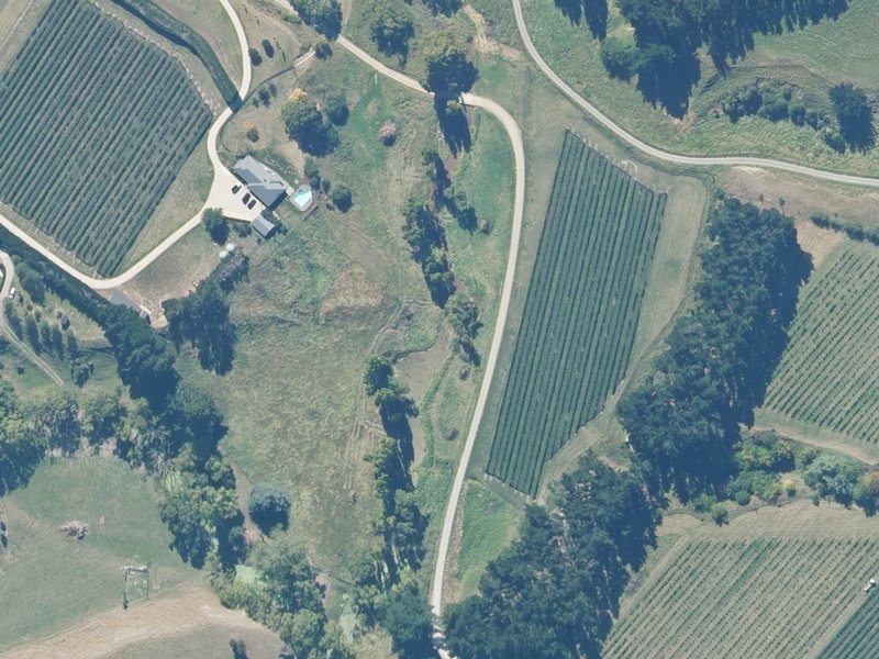 aerial view of Rattray Esplanade Reserve and the ground around it