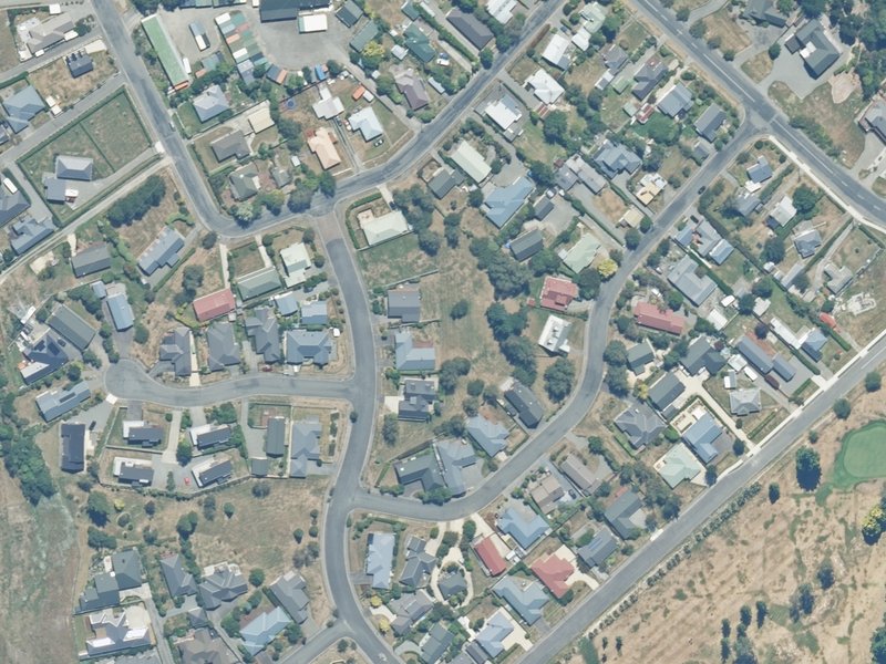 aerial view of Chatterton Park and the ground around it