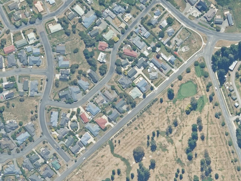 aerial view of Chatterton Park Access Way and the ground around it