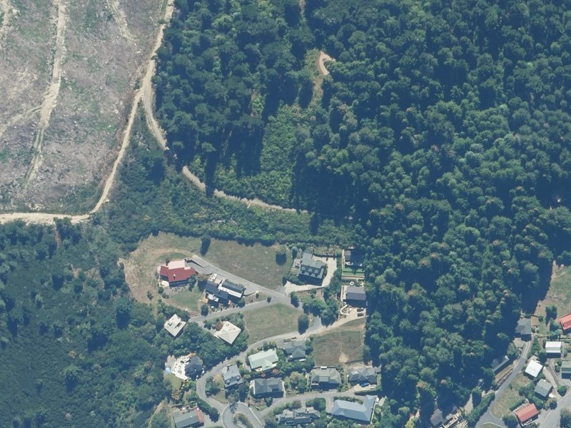 aerial view of Conical Hill Reserve and the ground around it