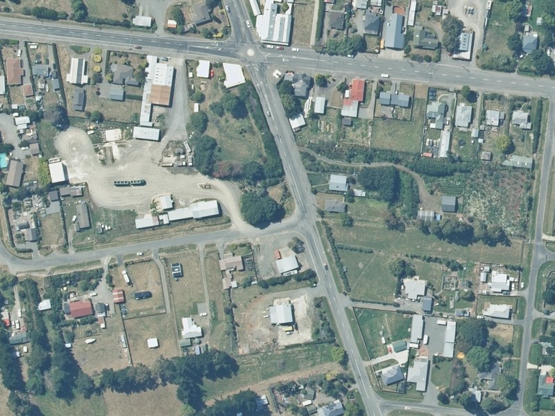 aerial view of Lions Reserve and the ground around it